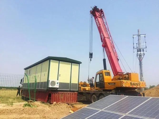 栖霞光伏组件吊装